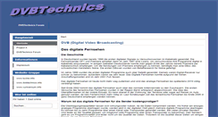 Desktop Screenshot of dvbtechnics.info